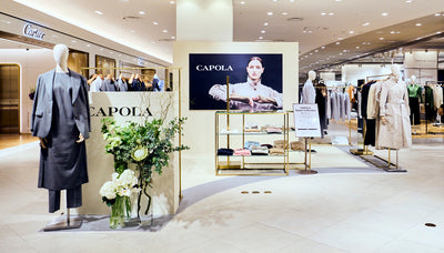 ＜CAPOLA＞の期間限定ストアが阪急うめだ本店に登場